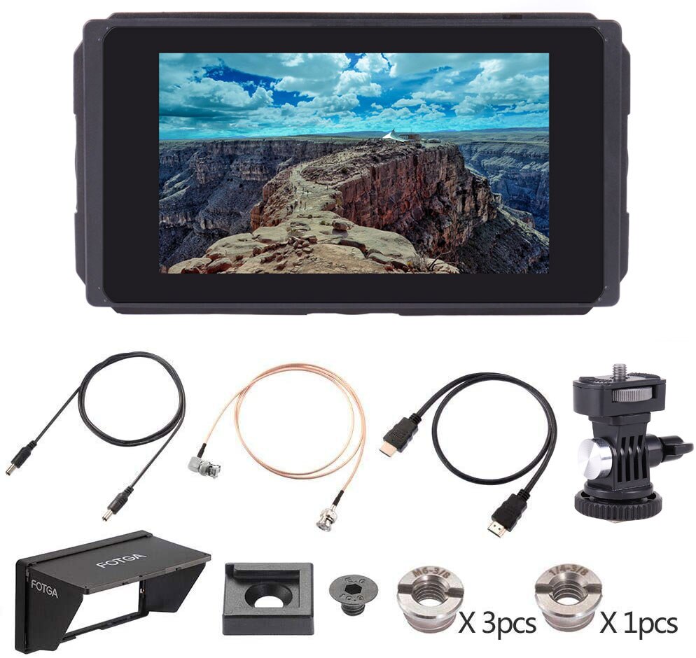 Fotga C50 3G SDI 3D-LUT ī޶ , 2000nit HD IPS ġũ ī޶ ʵ , 5 ġ